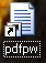 pdfpw 起動アイコンです。